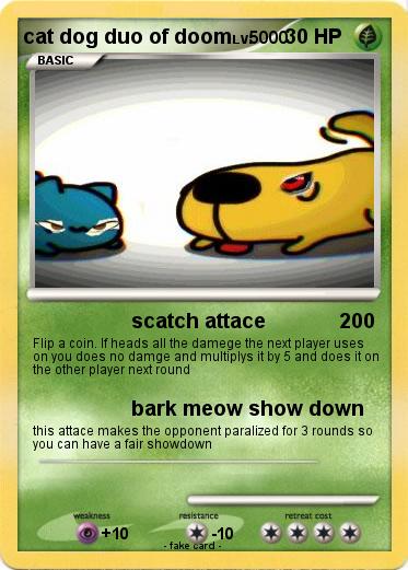Pokemon cat dog duo of doom