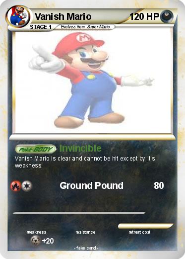 Pokemon Vanish Mario