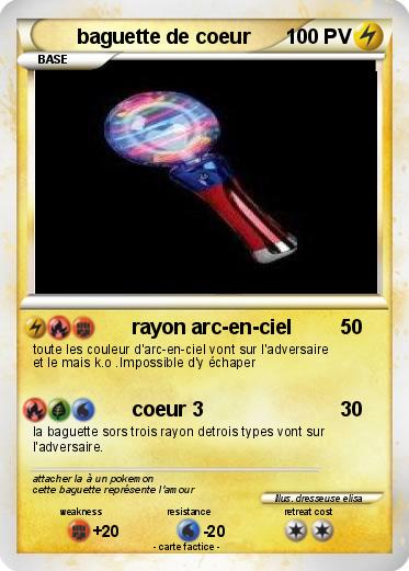 Pokemon baguette de coeur