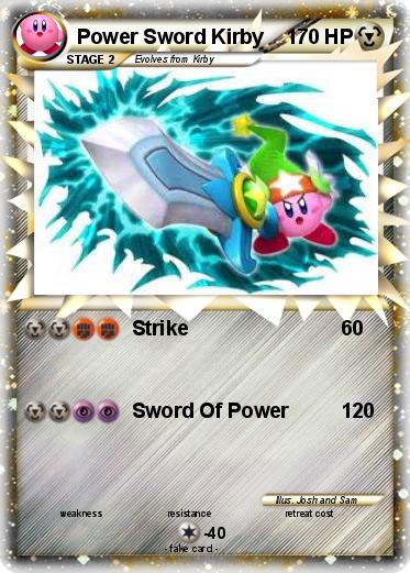 Pokemon Power Sword Kirby