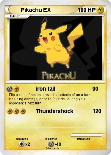 Pokemon Pikachu EX