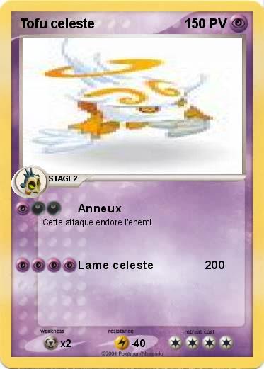 Pokemon Tofu celeste                       