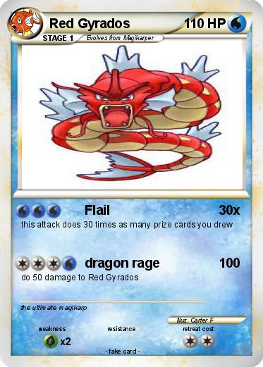 Pokemon Red Gyrados