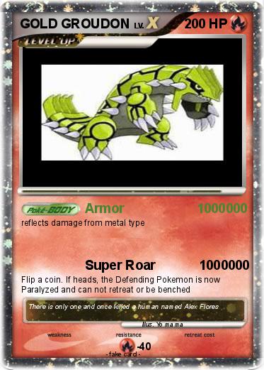 Pokemon GOLD GROUDON