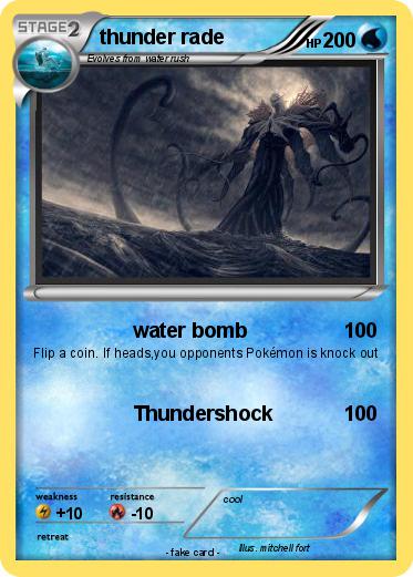 Pokemon thunder rade
