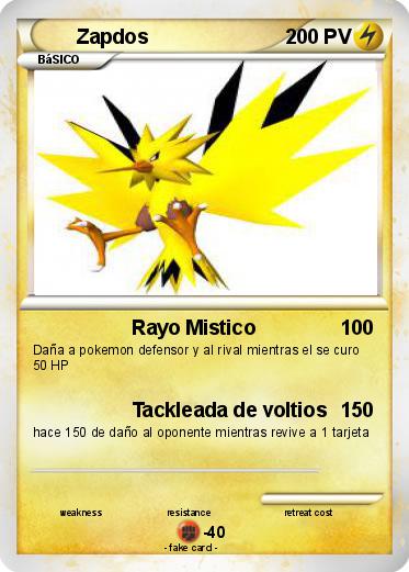 Pokemon Zapdos