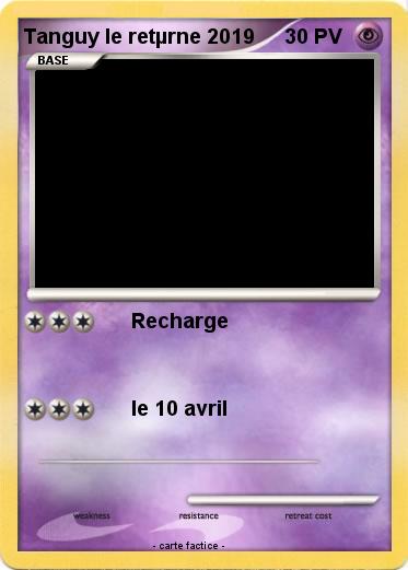 Pokemon Tanguy le retµrne 2019