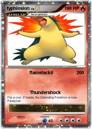 Pokemon typhlosion