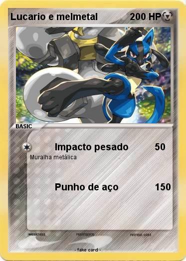 Pokemon Lucario e melmetal