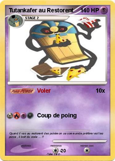 Pokemon Tutankafer au Restorent