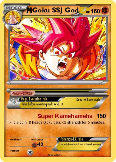 Pokemon Goku SSJ God