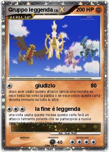 Pokemon Gruppo leggenda