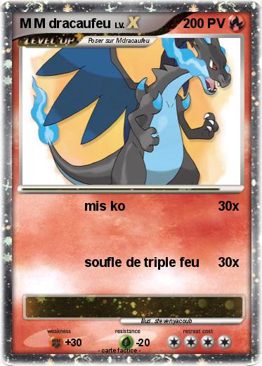 Pokemon M M dracaufeu