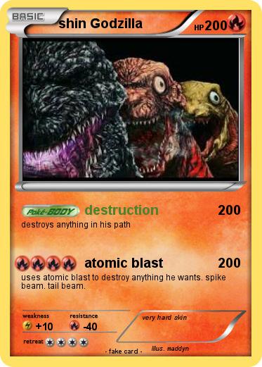Pokemon shin Godzilla