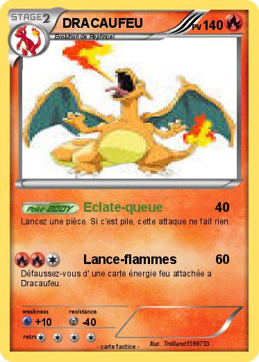 Pokemon DRACAUFEU