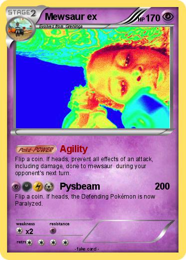 Pokemon Mewsaur ex