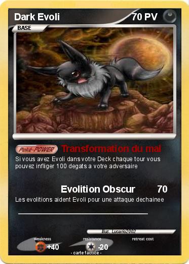 Pokemon Dark Evoli