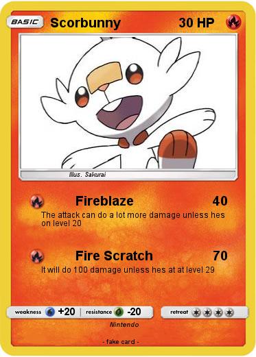 Pokemon Scorbunny