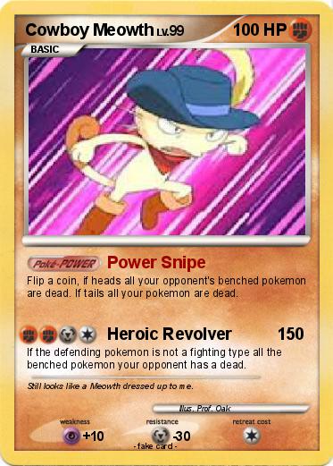 Pokemon Cowboy Meowth