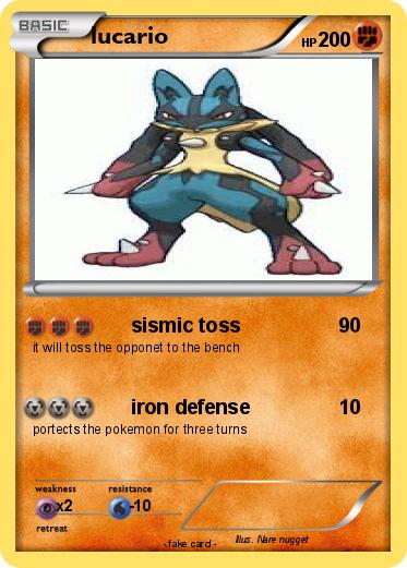 Pokemon lucario