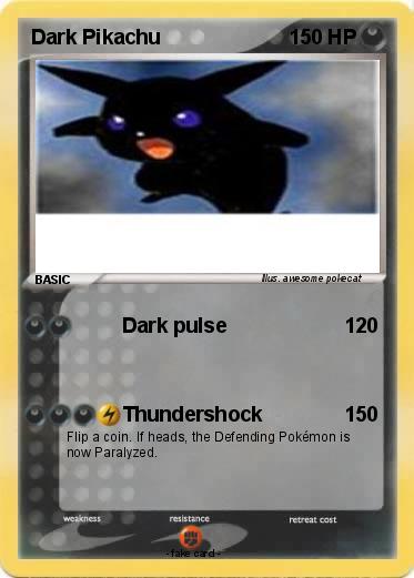 Pokemon Dark Pikachu