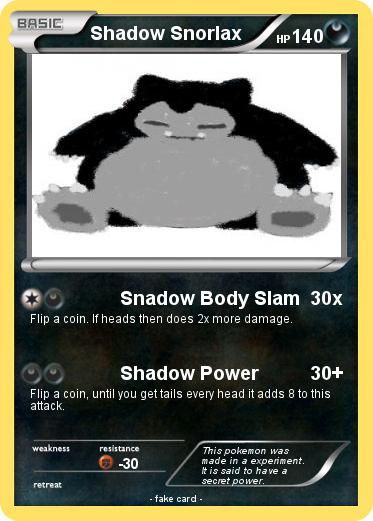 Pokemon Shadow Snorlax
