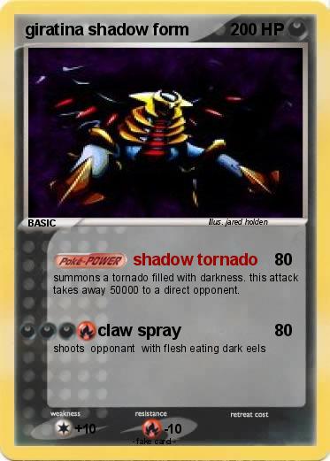 Pokemon giratina shadow form