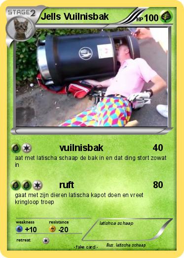 Pokemon Jells Vuilnisbak