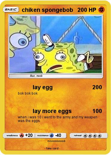 Pokemon chiken spongebob
