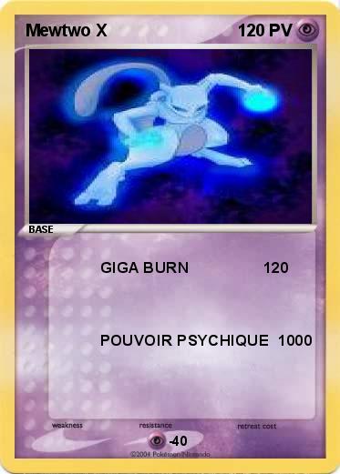 Pokemon Mewtwo X