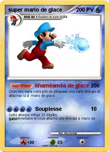 Pokemon super mario de glace
