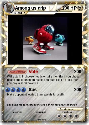 Pokemon Among us drip