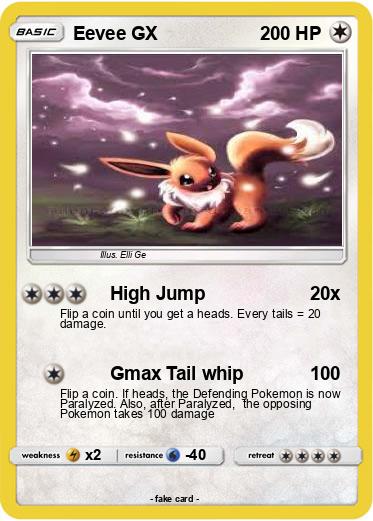 Pokemon Eevee GX