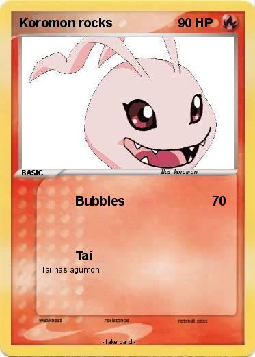 Pokemon Koromon rocks