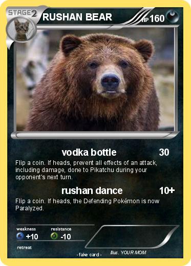 Pokemon RUSHAN BEAR