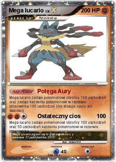 Pokemon Mega lucario