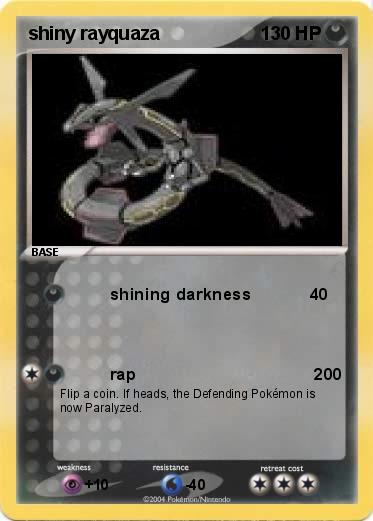 Pokemon shiny rayquaza
