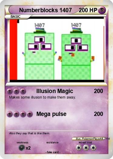 Pokemon Numberblocks 1407