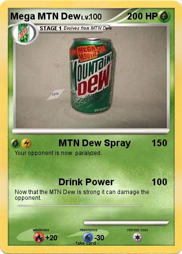 Pokemon Mega MTN Dew