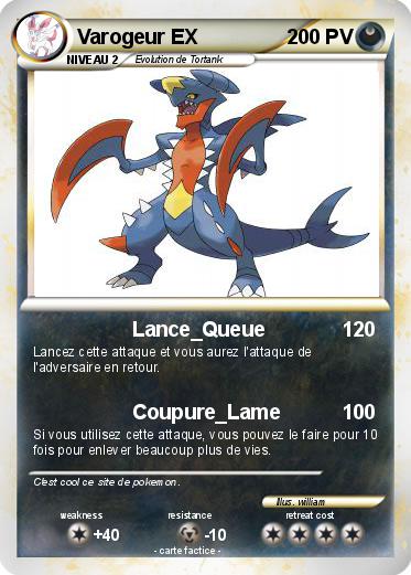 Pokemon Varogeur EX