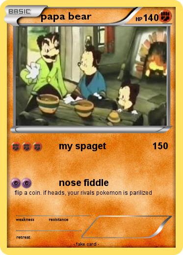 Pokemon papa bear