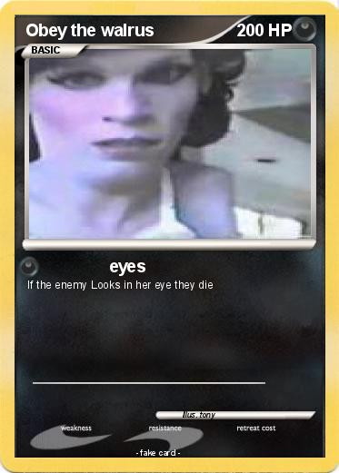 Pokemon Obey the walrus