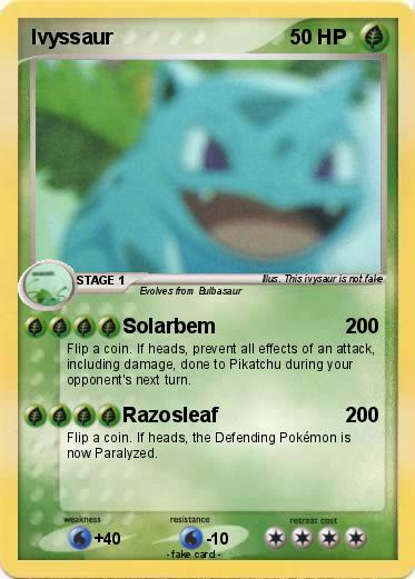 Pokemon Ivyssaur
