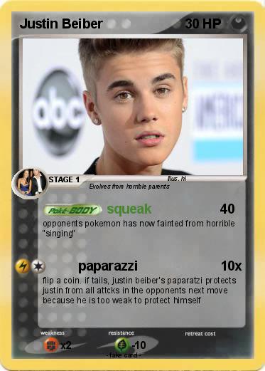 Pokemon Justin Beiber
