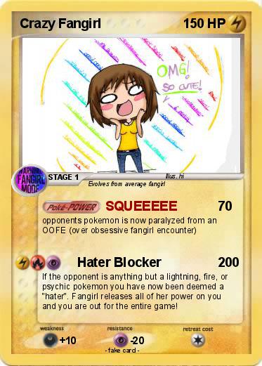 Pokemon Crazy Fangirl