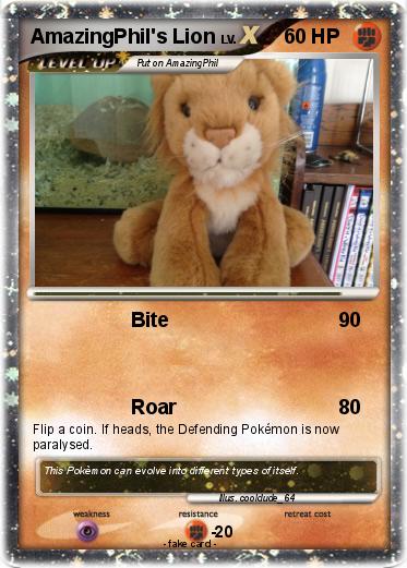 Pokemon AmazingPhil's Lion