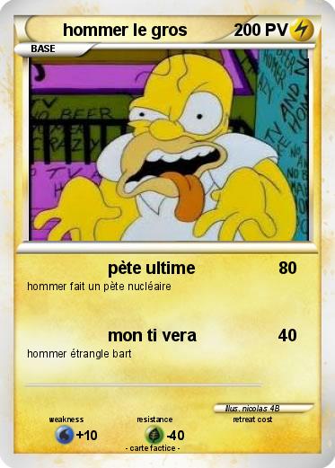 Pokemon hommer le gros