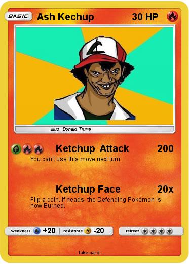 Pokemon Ash Kechup