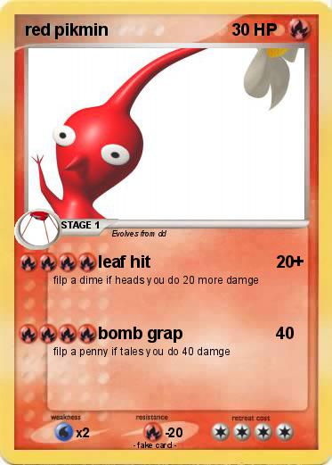 Pokemon red pikmin