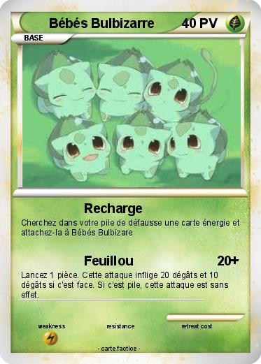 Pokemon Bébés Bulbizarre